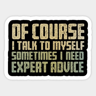 Expert Advice Sticker